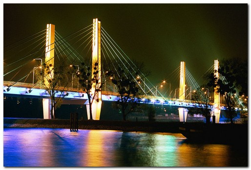 The newest bridge in Wroclaw, The Millenium Bridge
