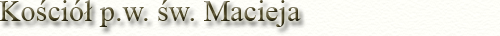 Kościół św. Macieja